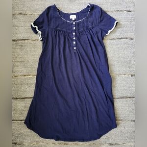 Aria Collection Navy Blue Nightgown